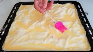 Hazır Yufkadan Peynirli Tepsi Böreği Tarifi (Su Böreği Tadında!) 😋 Peynirli Börek Tarifi