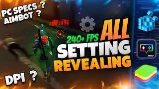 Revealing 97% Headshot Rate All Secret SETTINGS For Free Fire PC | Bluestacks 5 | Msi 5