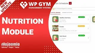 Nutrition Planner for WP-GYM