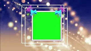 green screen frame animation HD video No copyright || chroma key frame HD video free