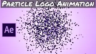 Particle Logo animation | After effects intro tutorial | NO PLUGINS