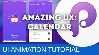 Calendar App Transition • UI/UX Animations with Principle & Sketch (Tutorial)