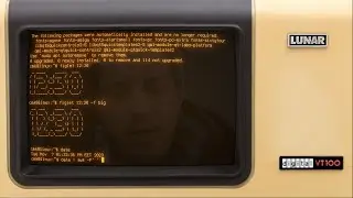 Linux Terminal ASCII Clock