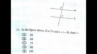 Problem 13 - Official GRE Practice Test 1 - Quantitative portion