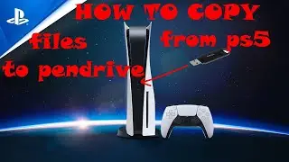 how to copy files from ps5 to pendrive fix issue