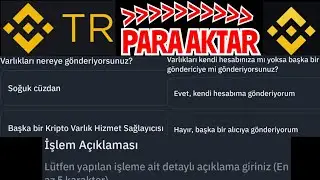 Binance TR den Binance para aktarma - Binance TR den Binance Globale para aktarma