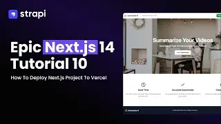 How To Deploy Your Next.js Project To Vercel – Part 10 Epic Next.js Tutorial for Beginners