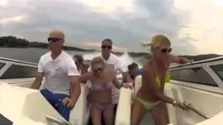 A nice boat ride on the lake (Crazy boat accident)