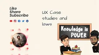 UX Case study and laws in comic-book format