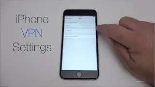 How to setup an iPhone VPN connection