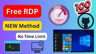 How To Get FREE Windows 10 RDP | How to Create Free RDP| Cloud & GitHub rdp browser