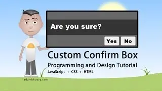 Custom Confirm Box Programming JavaScript CSS Tutorial