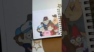 Рисую персонажей только из Gravity Falls🪵| Гном  | тгк: D1ashenka✨Подписывайся💫