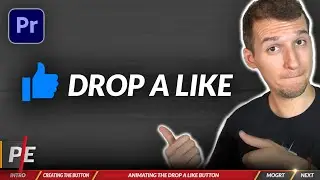 Animated DROP A LIKE Button Tutorial & Free Template (Adobe Premiere Pro 2024)