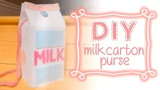 DIY: Milk Carton Shoulderbag/Purse