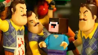 Лего ПРИВЕТ СОСЕД vs Nintendo Switch - Лего НУБик Мультики Майнкрафт