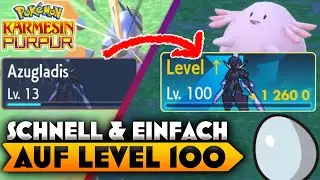 SCHNELL & EINFACH auf Level 100 leveln in Pokemon Karmesin und Purpur