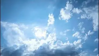 Noon sky background video, No copyright - free video, NP Creative