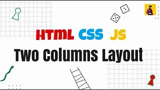 Two Columns Layout with HTML, CSS and JS | Web coding tutorials