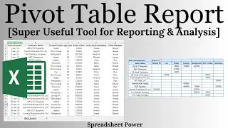 Pivot Table Report in Excel | Quickly Summarize, Make Report and Analyze Big Data