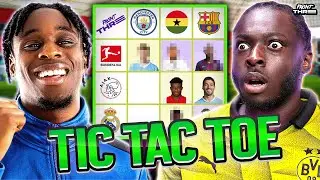 JEREMIE FRIMPONG played the MOST TENSE Football TIC TAC TOE: 'I don't say that name!' 💥