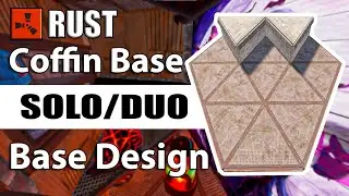 THE Coffin Base - SOLO /DUO Bunker BASE Design - Compact Rust Base