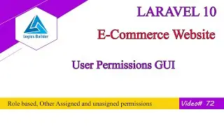 user permissions gui in laravel | laravel 10 | laravel in pashto