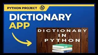 Make your dictionary app using python in Google colab-use simple input o/p operations and dictionary