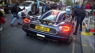 £4.5m Koenigsegg Agera RS Naraya returns back to London - 1160bhp BEAST!