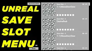How to make Multiple Save Slots in Unreal