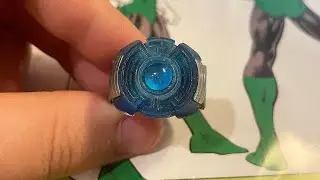 TYRANTH Dc comic Blue lantern movie ring prop replica review