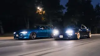 Ralf's Supra and Skyline R33 Tommy Kaira in Tallinn | 4K