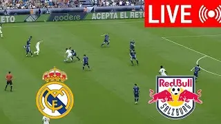 🔴LIVE : Real Madrid vs Salzburg Champions League | 2024-25 Full Match Live Streaming