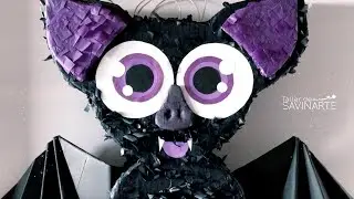 Piñata murciélago I DIY Bat Pinata I Halloween Ideas