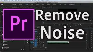 How to Remove Background Noise in Premiere Pro C 2020 - How to use Denoise