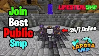 🦁 Join New Lifesteal Public Smp Server For Minecraft 🚁 | Java + PE | 24/7 Online | Free To Join 🏉