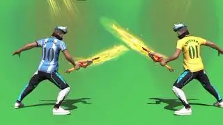 Free Fire Green screen video | Argentina vs Brazil in Free Fire emote battle | No rules Yt