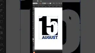 15 August , Text Design in illustrator cc  #logodesignideas #graphicdesign   #logoart