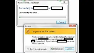 Install Driver When Trying To Print To Share Windows Needs To Download and Install A Software Driver