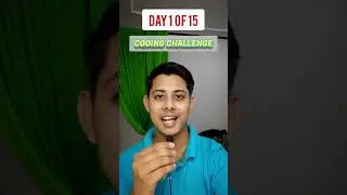 Day 1 of 15 Days Coding Challenge 🔥