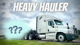 First Time Heavy Duty Hauling RGN Lowboy Trailer In Our Old Cascadia Semi | Picking Up SURPRISE Load