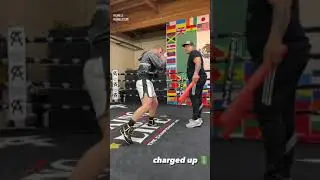 Canelo Training Caleb Plant