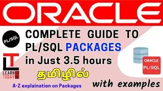 COMPLETE GUIDE TO PLSQL PACKAGES | Oracle PLSQL tutorial in TAMIL @learncodetodaytamil