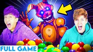 LANKYBOX Playing FIVE NIGHTS AT FREDDYS: INTO THE PIT!? (FNAF FULL GAME!)