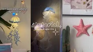 DIY cute decor and lamp for your room on a budget