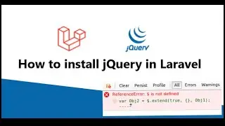 How to add jQuery in Laravel - Install jQuery in Laravel