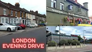 London Sunset Drive 🇬🇧 | Relaxing  Summer Evening