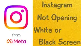 Fix instagram not opening white screen problem or instagram black screen issue in android