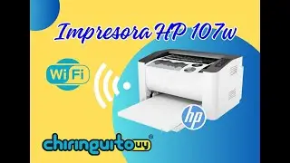 Conectar la impresora HP 107w con mi red wifi y poder imprimir
