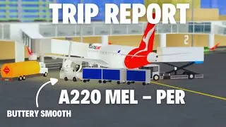 Trip Report | Qantas A220 | MEL - PER | PTFS